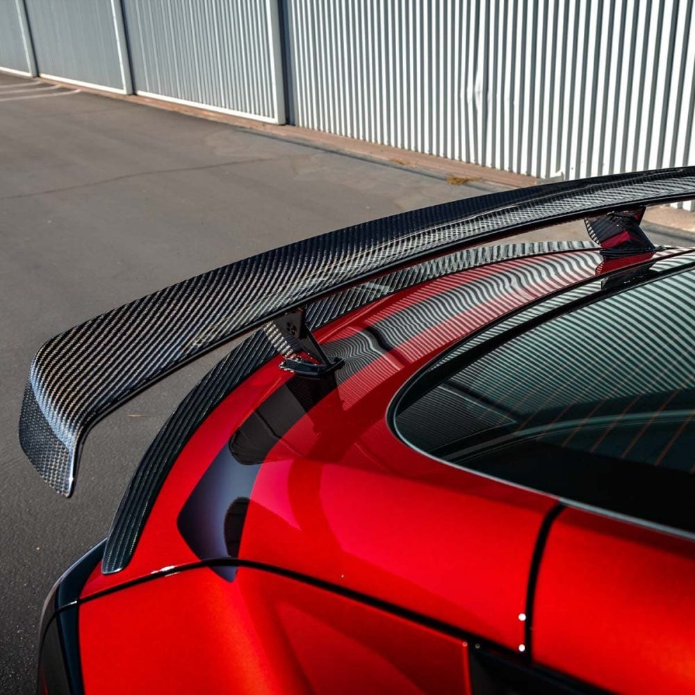 Ascension-R Carbon Fiber Rear Wing Unplugged Performance Tesla Model 3 2024+