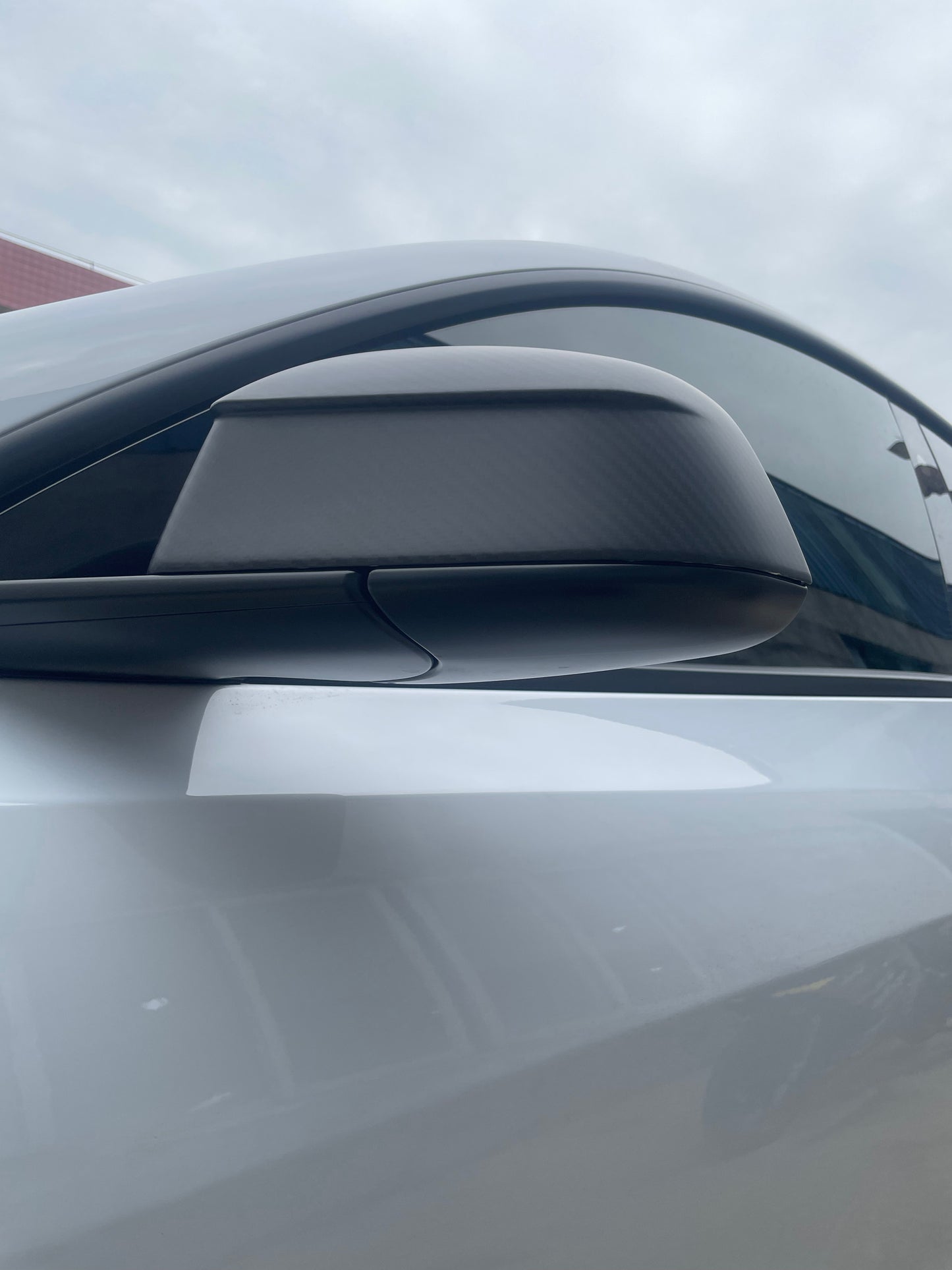 Sidospeglar Kolfiber Tesla Model Y Juniper