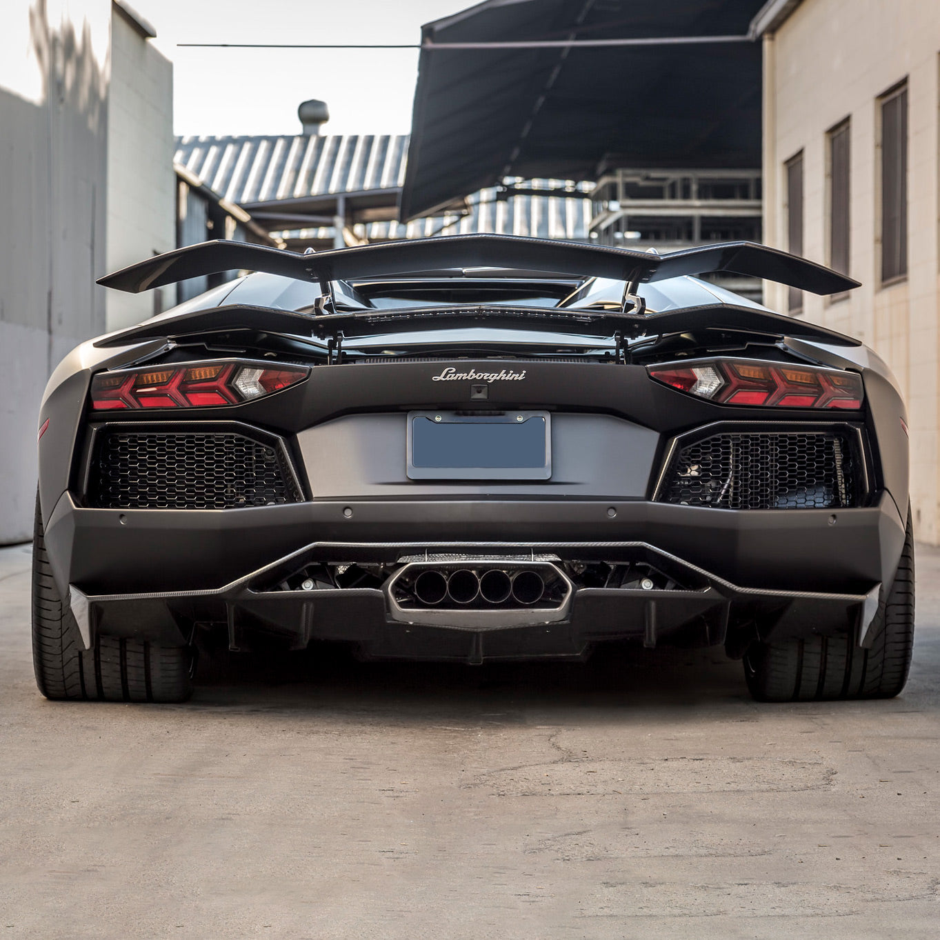 Lamborghini Aventador Zaragoza Edizione Aero Wing - Vorsteiner Wheels Wheels  - Aero - [tags]