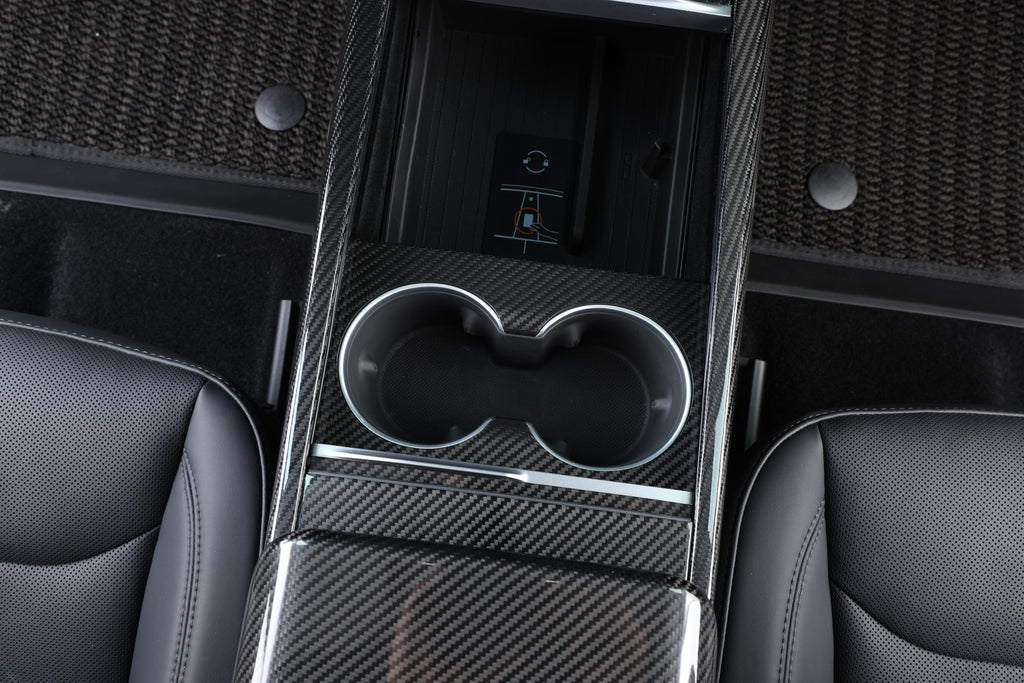 Ram Mugghållare Kolfiber Tesla Model Y Juniper / Model 3 Highland