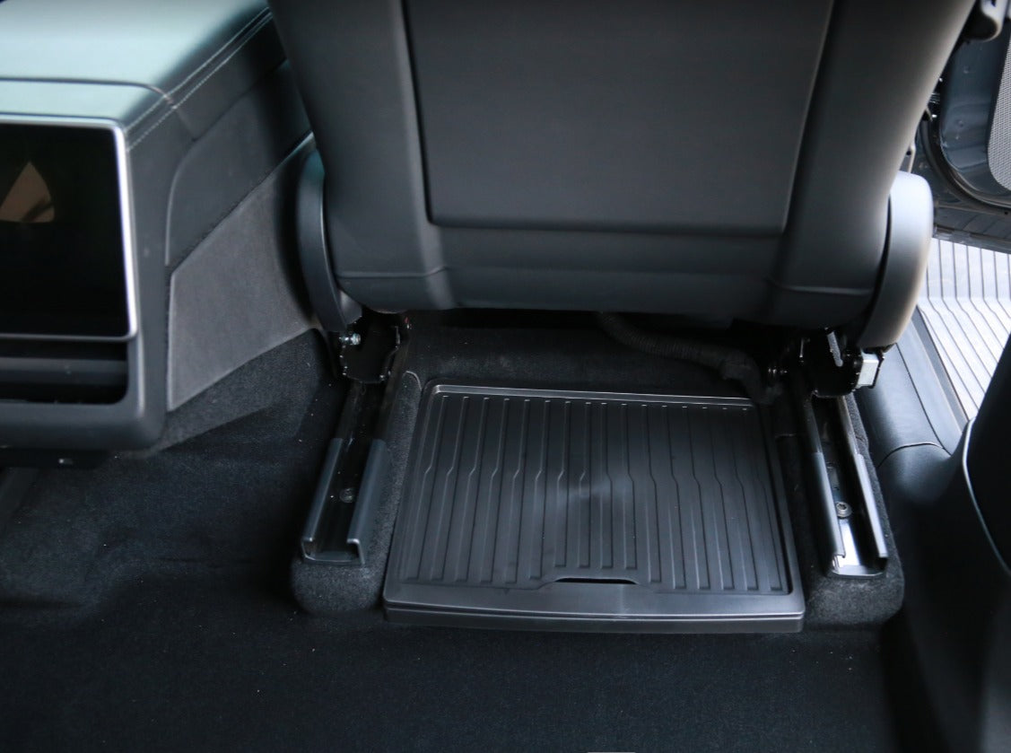 Rear seat storage box with lid Tesla Model Y Juniper