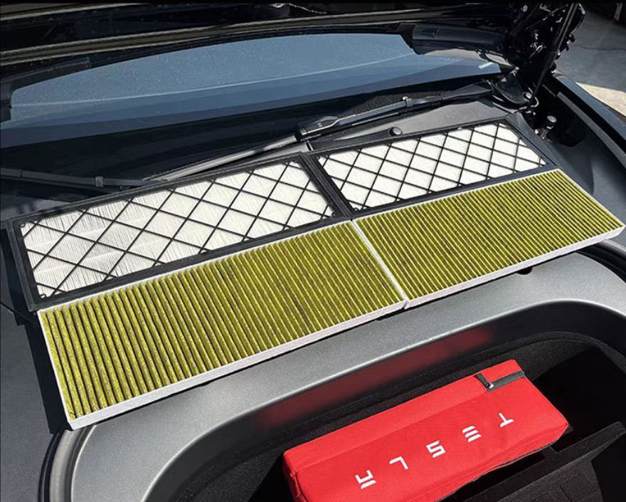 HEPA geactiveerde koolstoffilter set, 6-pack interne en externe boven/onderste HVAC-filter voor Tesla Model Y (2021-2025 HEPA geactiveerde koolstoffilter set, 6-pack interne en externe boven/onderste HVAC-filter voor Tesla Model Y (2021-2025