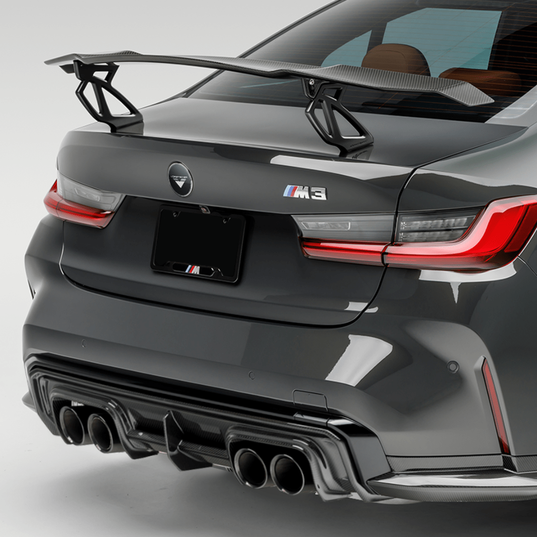 BMW G8X M3 | M4 Carbon Fiber Aero Wing Blade with Matte Black Uprights - Vorsteiner Wheels Wheels  - Aero - [tags]