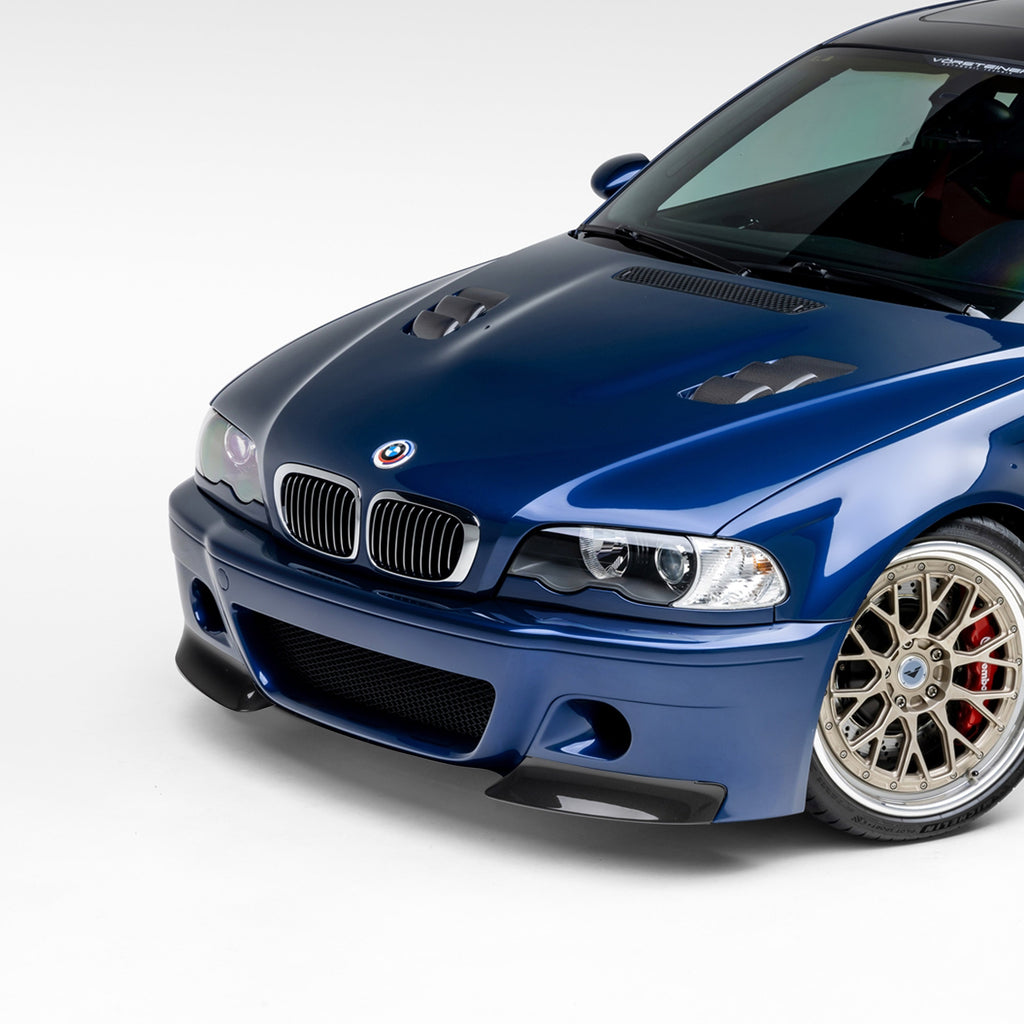 V20 Aero Front Bumper With 2-Piece Splitter Carbon Fiber PP 1x1 Glossy - Vorsteiner Wheels Wheels  -  - [tags]