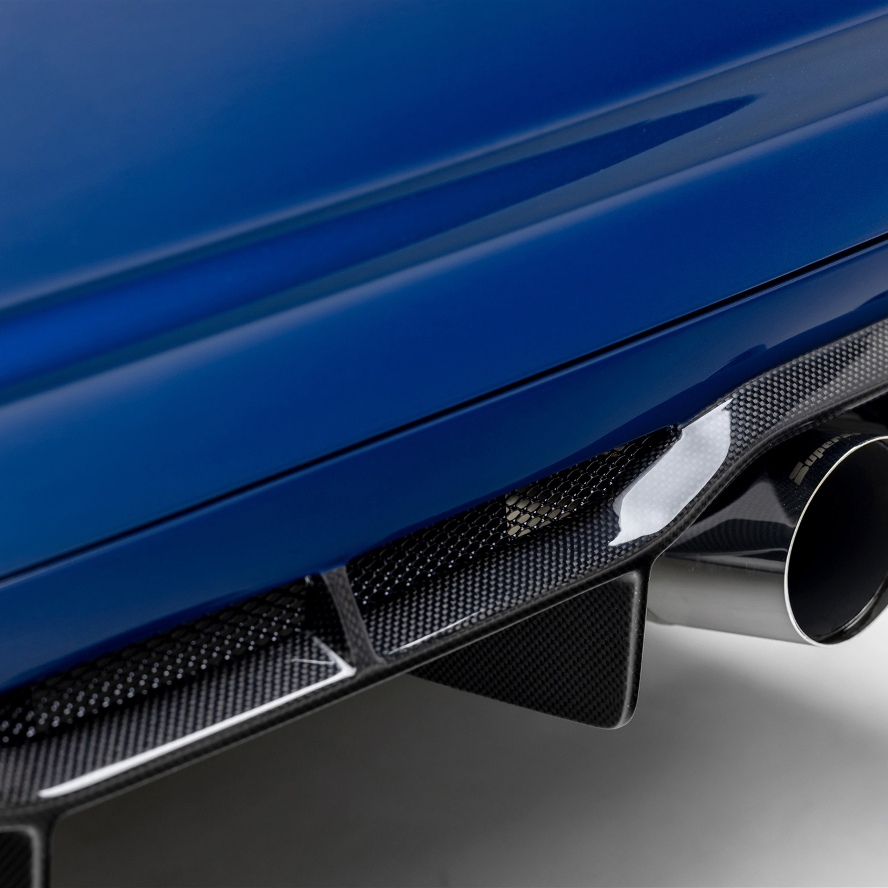 V20 Aero Rear Diffuser Carbon Fiber PP 1x1 Glossy - Vorsteiner Wheels Wheels  -  - [tags]