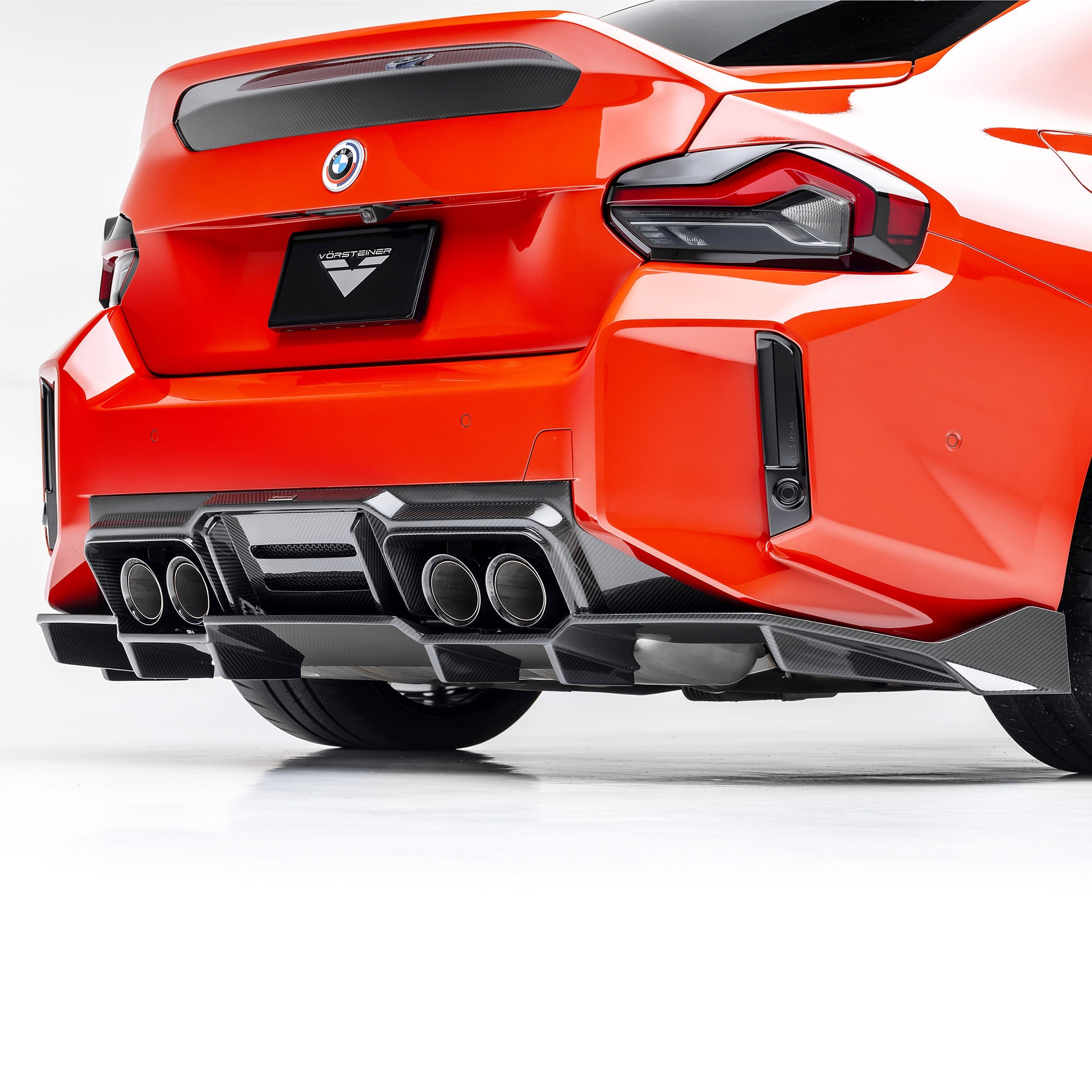 BMW G8X M2 VRS Aero Diffuser with Under Floor Carbon fiber PP 2X2 Glossy - Vorsteiner Wheels Wheels  - Aero - [tags]