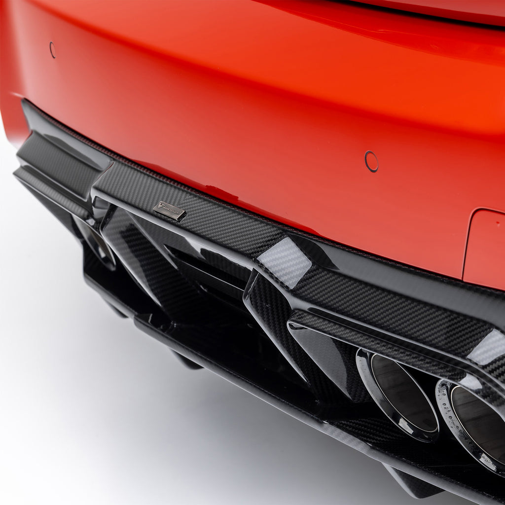 BMW G8X M2 VRS Aero Diffuser with Under Floor Carbon fiber PP 2X2 Glossy - Vorsteiner Wheels Wheels  - Aero - [tags]