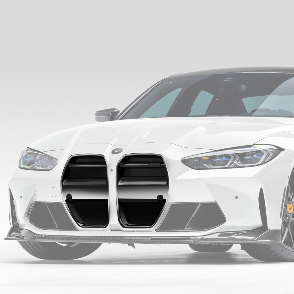 BMW G8X M3 | M4 Gloss Black ABS Front Motorsport Grille - Vorsteiner Wheels Wheels  - Aero - [tags]