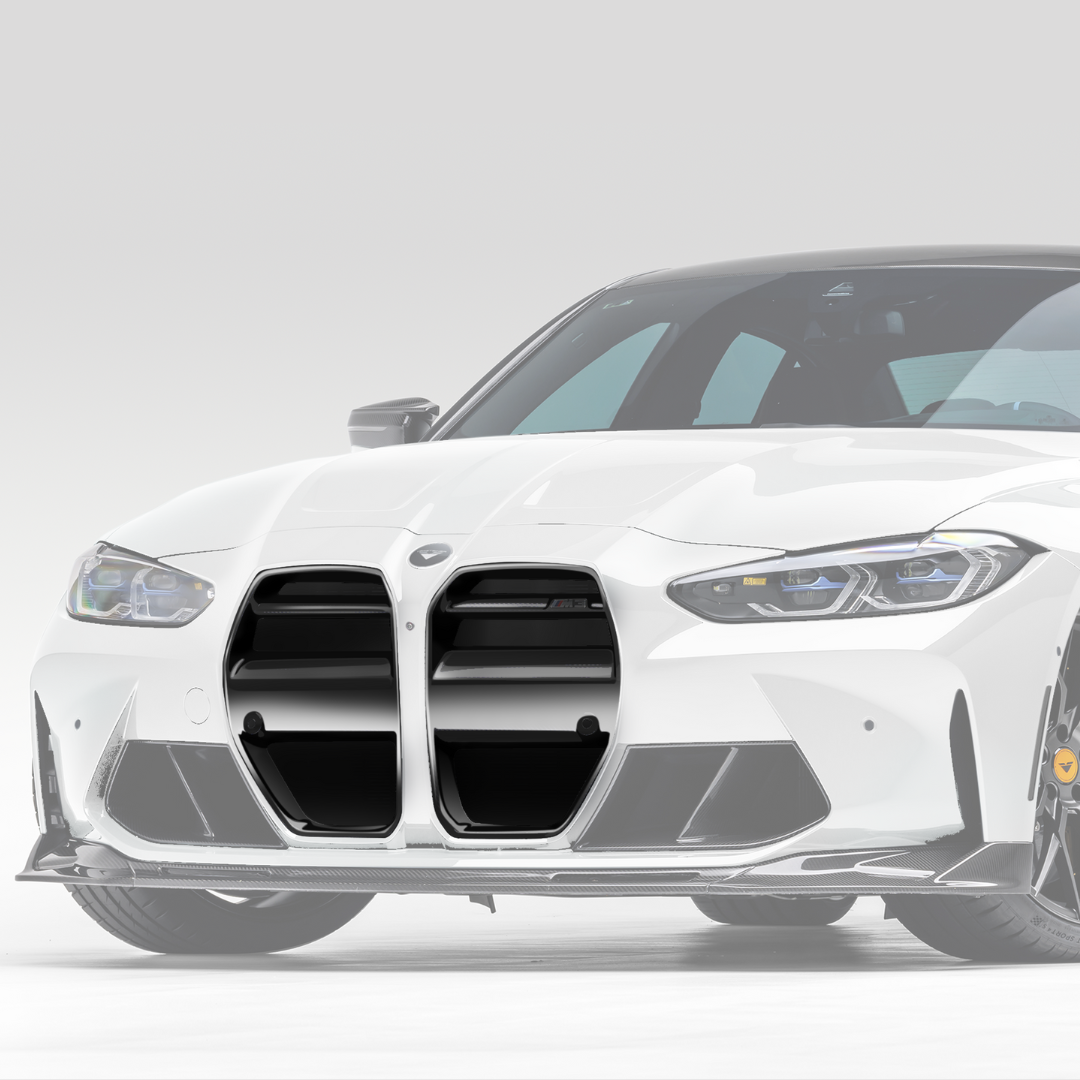 BMW G8X M3 | M4 Gloss Black ABS Front Motorsport Grille - Vorsteiner Wheels Wheels  - Aero - [tags]