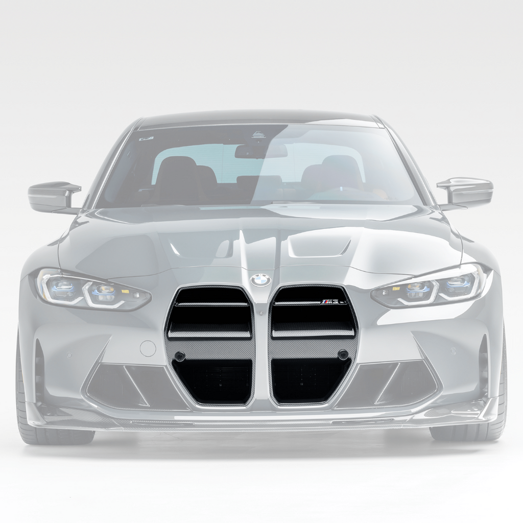 BMW G8X  M3 | M4 Carbon Fiber Front Motorsport Grille - Vorsteiner Wheels Wheels  - Aero - [tags]