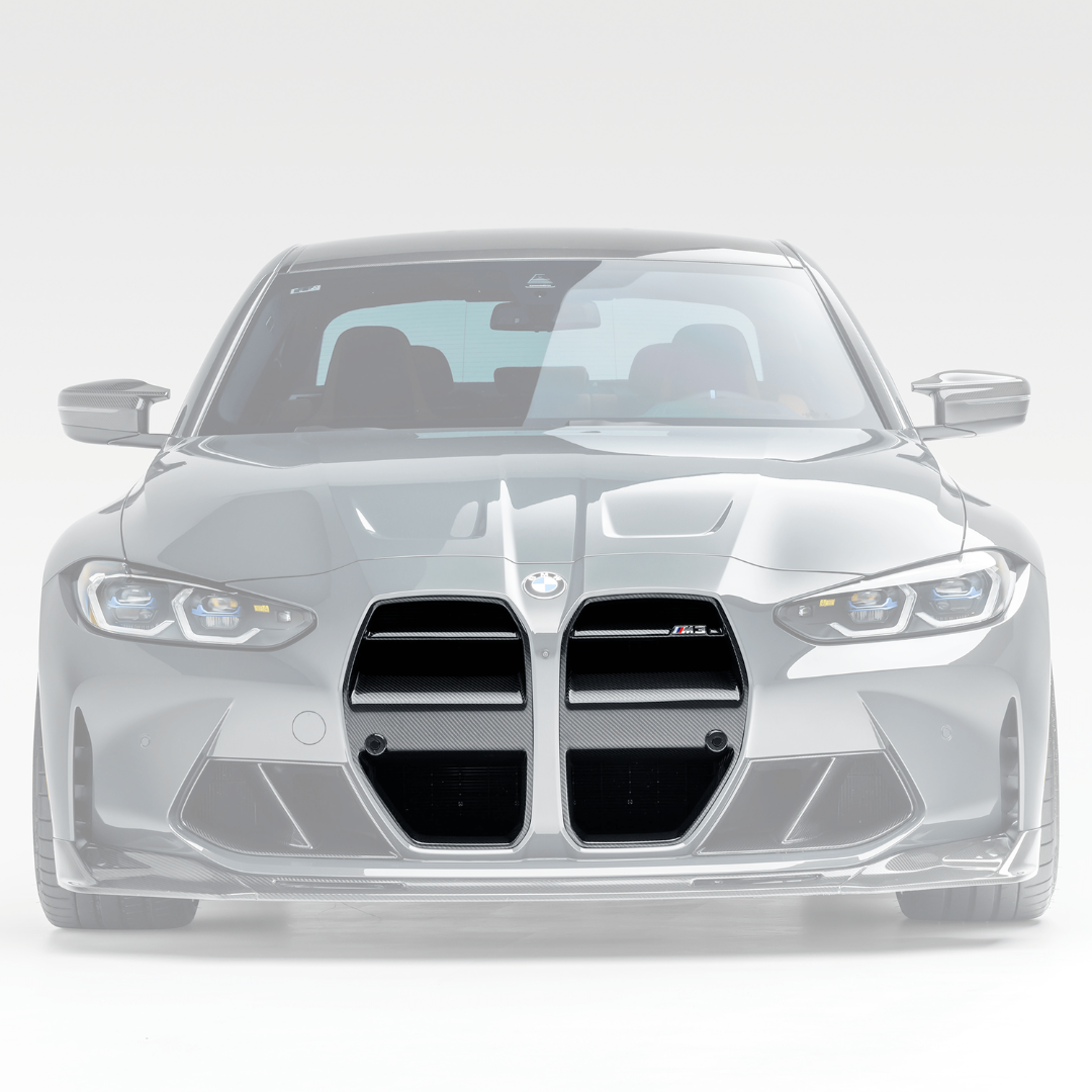 BMW G8X  M3 | M4 Carbon Fiber Front Motorsport Grille - Vorsteiner Wheels Wheels  - Aero - [tags]