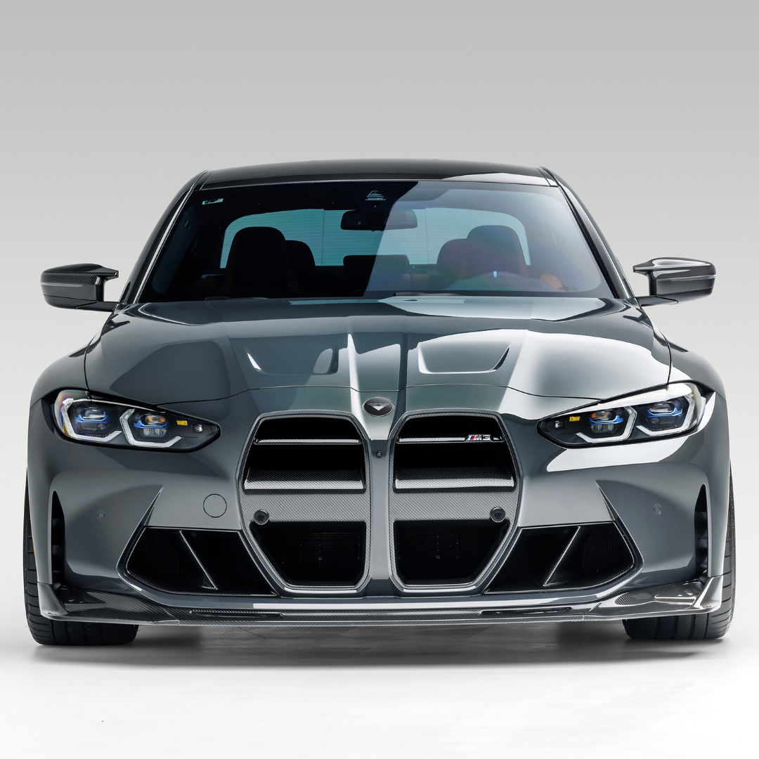 BMW G8X  M3 | M4 Carbon Fiber Front Motorsport Grille - Vorsteiner Wheels Wheels  - Aero - [tags]