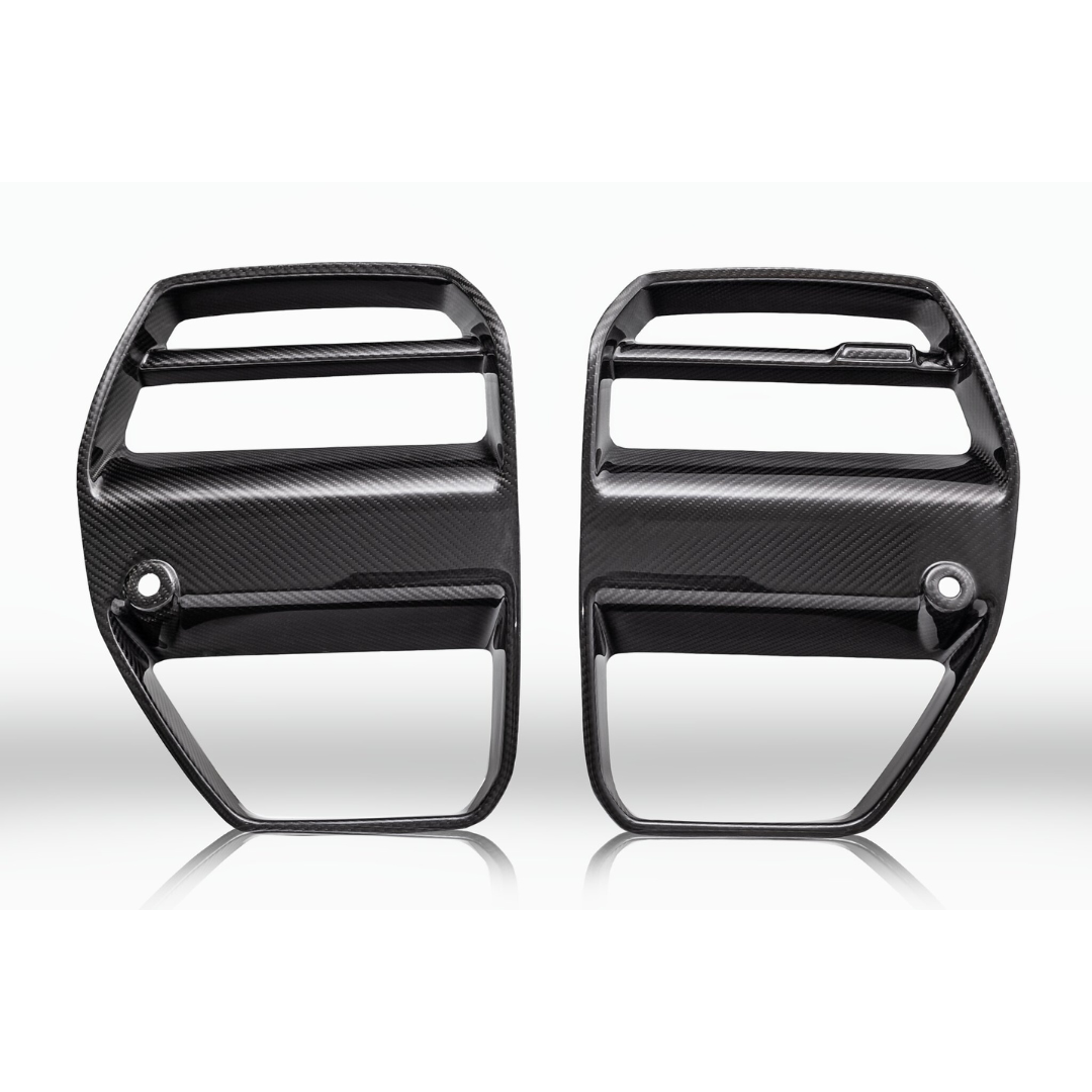 BMW G8X  M3 | M4 Carbon Fiber Front Motorsport Grille - Vorsteiner Wheels Wheels  - Aero - [tags]