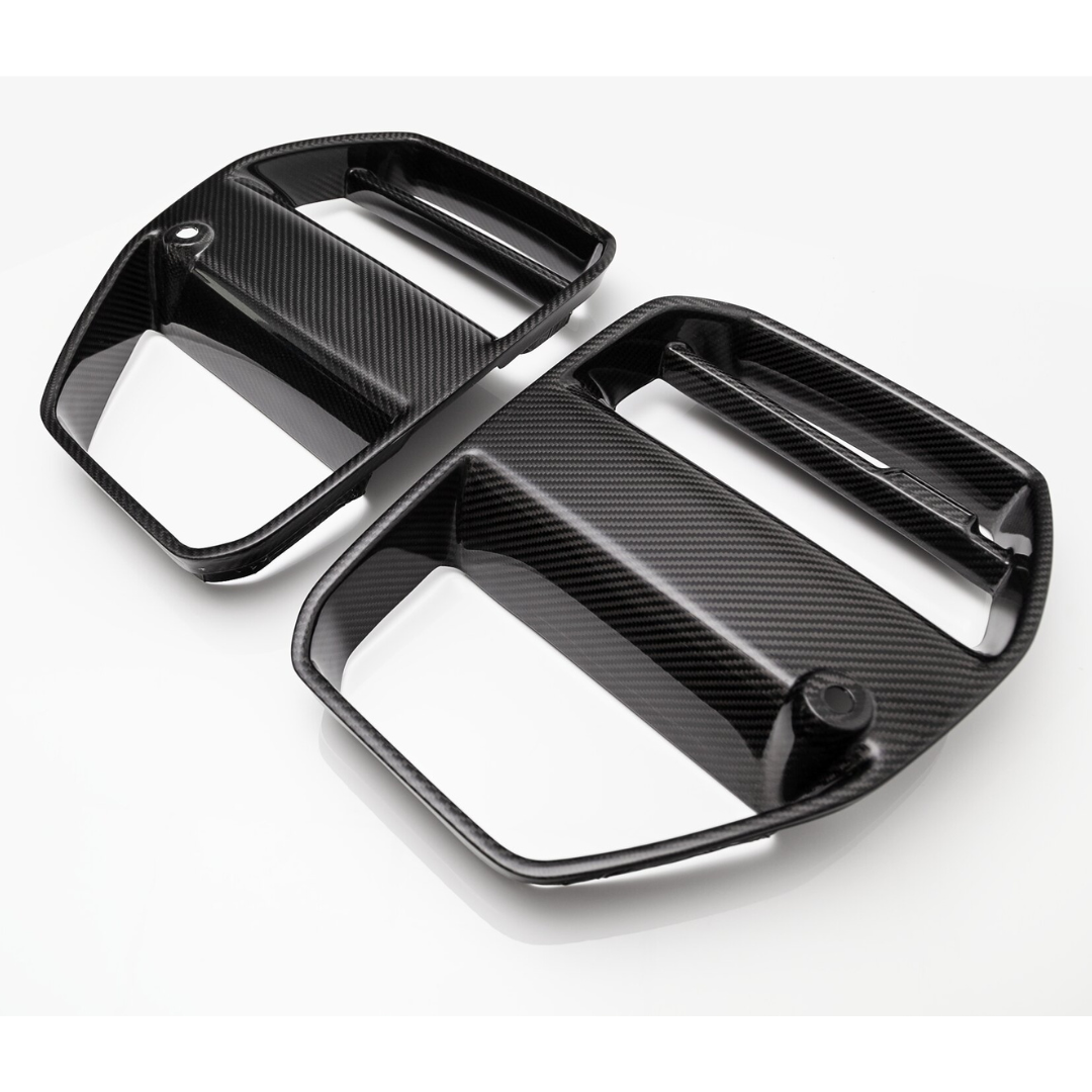 BMW G8X  M3 | M4 Carbon Fiber Front Motorsport Grille - Vorsteiner Wheels Wheels  - Aero - [tags]