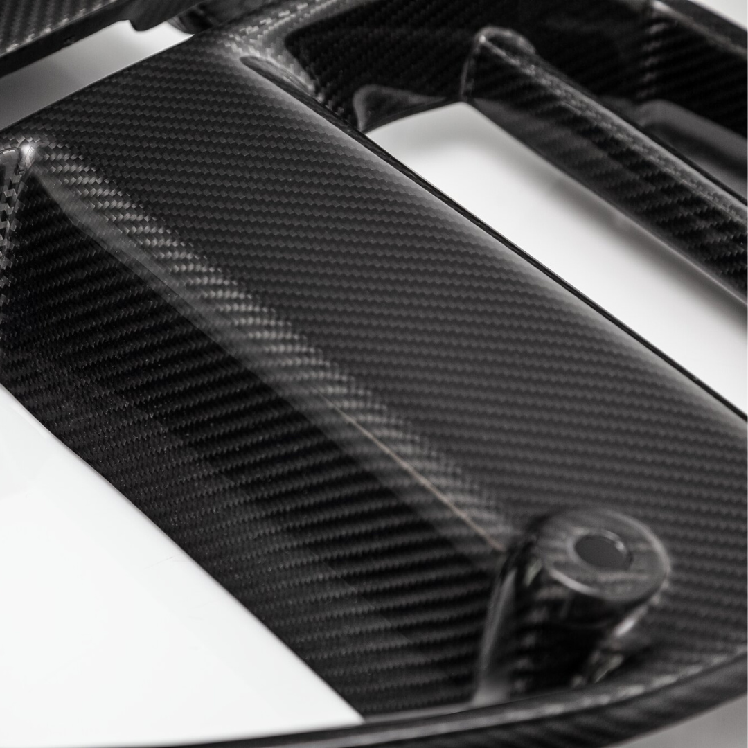 BMW G8X  M3 | M4 Carbon Fiber Front Motorsport Grille - Vorsteiner Wheels Wheels  - Aero - [tags]