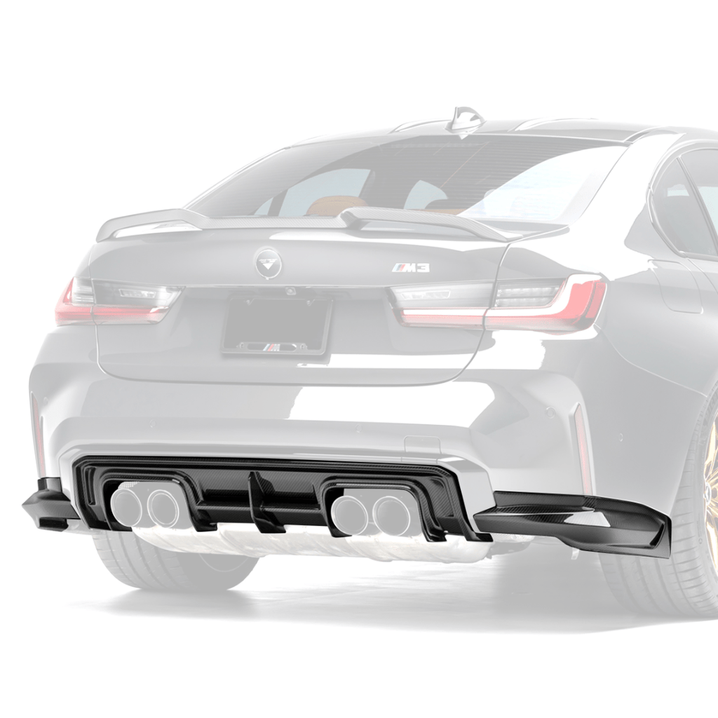 BMW G8X M3 Carbon Fiber Rear Diffuser - Vorsteiner Wheels Wheels  - Aero - [tags]