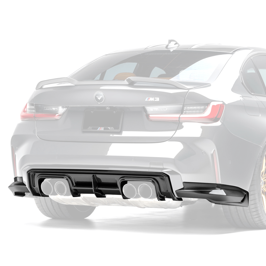 BMW G8X M3 Carbon Fiber Rear Diffuser - Vorsteiner Wheels Wheels  - Aero - [tags]