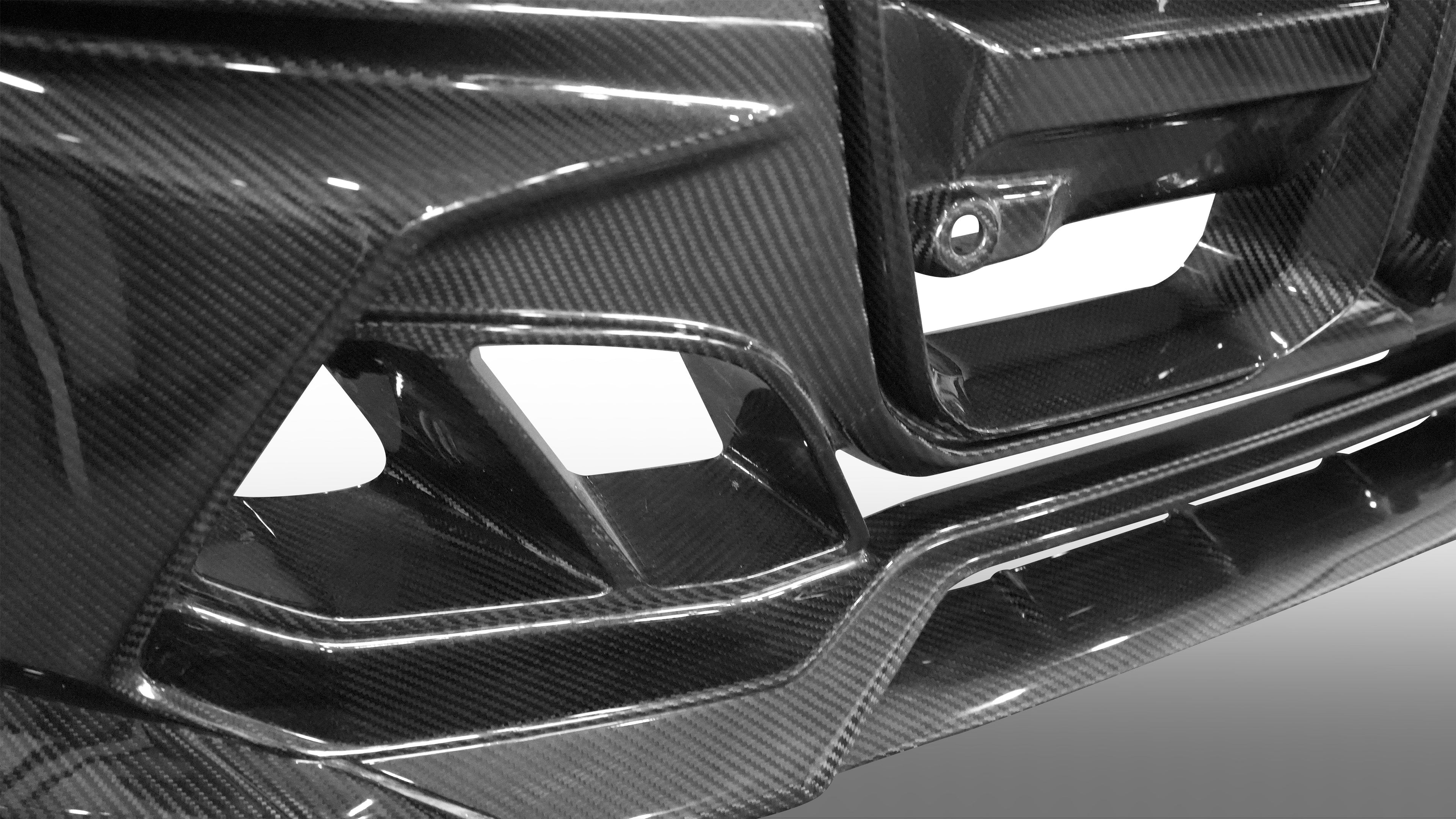 GTS-V BMW G8X M3 | M4 One-Piece Carbon Fiber Aero Front Bumper V-Style™️ - Vorsteiner Wheels Wheels
