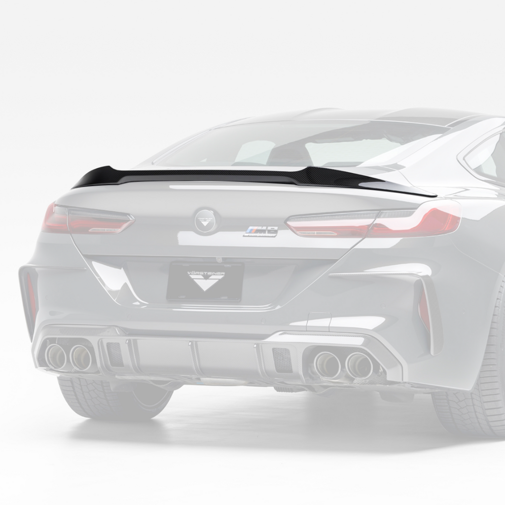 BMW F9X M8 VRS Aero Decklid Spoiler Carbon Fiber 2x2 Glossy - Vorsteiner Wheels Wheels  -  - [tags]