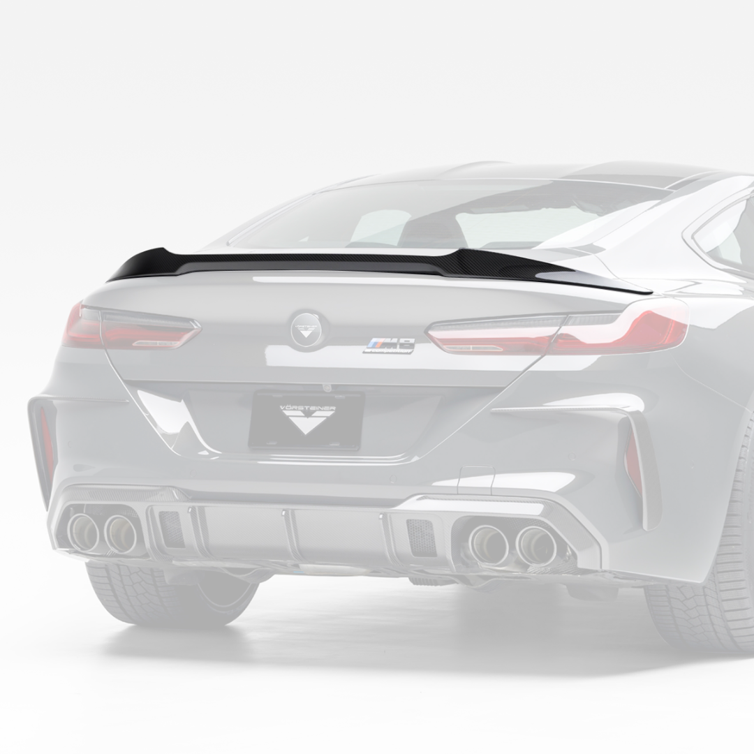 BMW F9X M8 VRS Aero Decklid Spoiler Carbon Fiber 2x2 Glossy - Vorsteiner Wheels Wheels  -  - [tags]