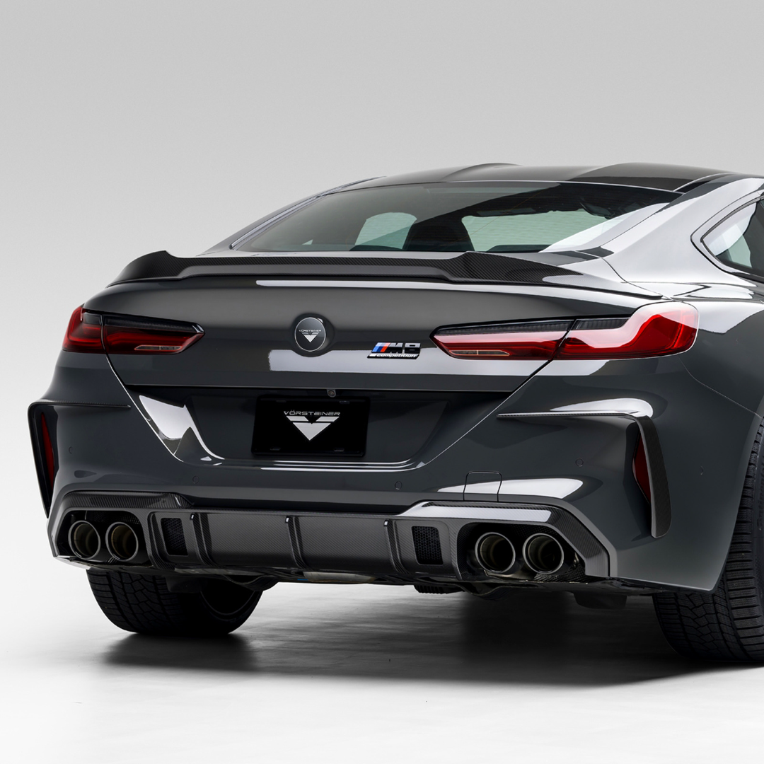 BMW F9X M8 VRS Aero Decklid Spoiler Carbon Fiber 2x2 Glossy - Vorsteiner Wheels Wheels  -  - [tags]
