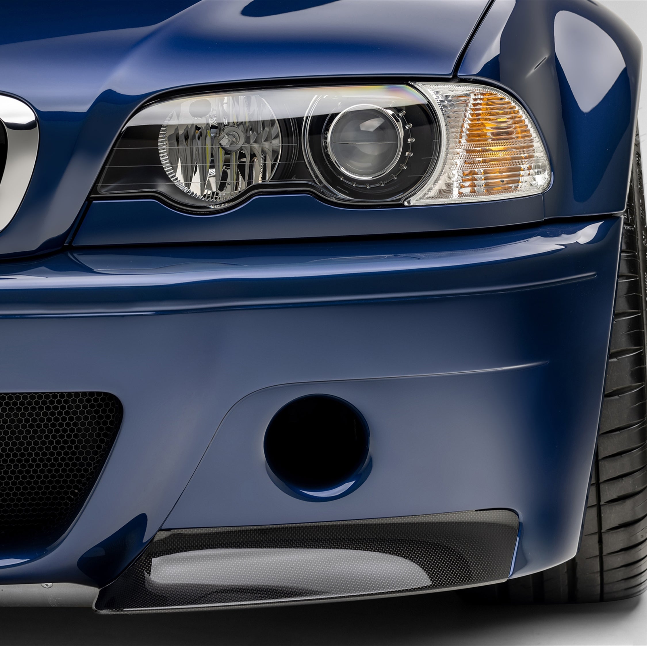 BMW E46 M3 V-CSL Aero Front Bumper Splitters (Replacement) - Vorsteiner Wheels Wheels  - Aero - [tags]