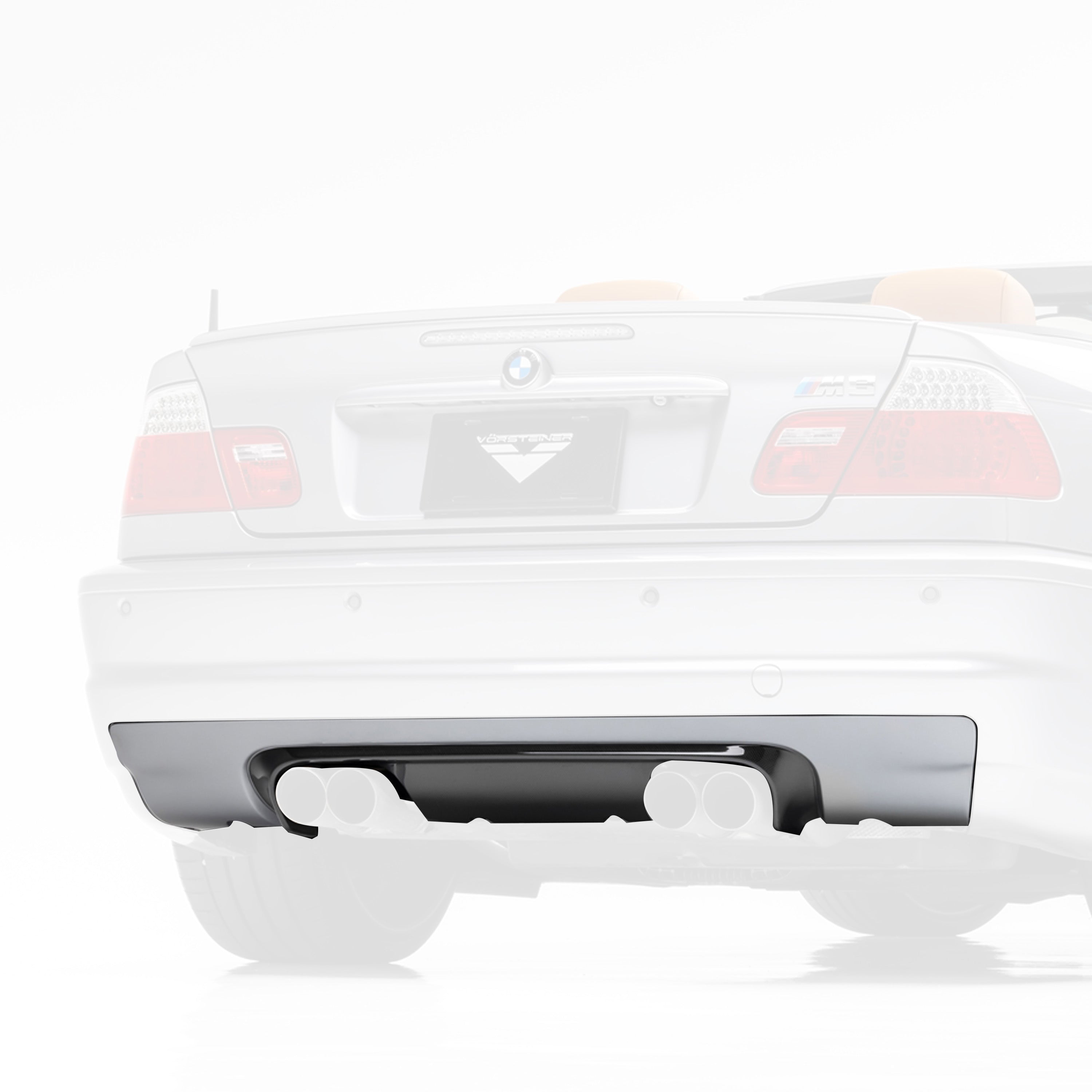 BMW E46 M3 V-CSL Aero Rear Diffuser - Vorsteiner Wheels Wheels  - Aero - [tags]