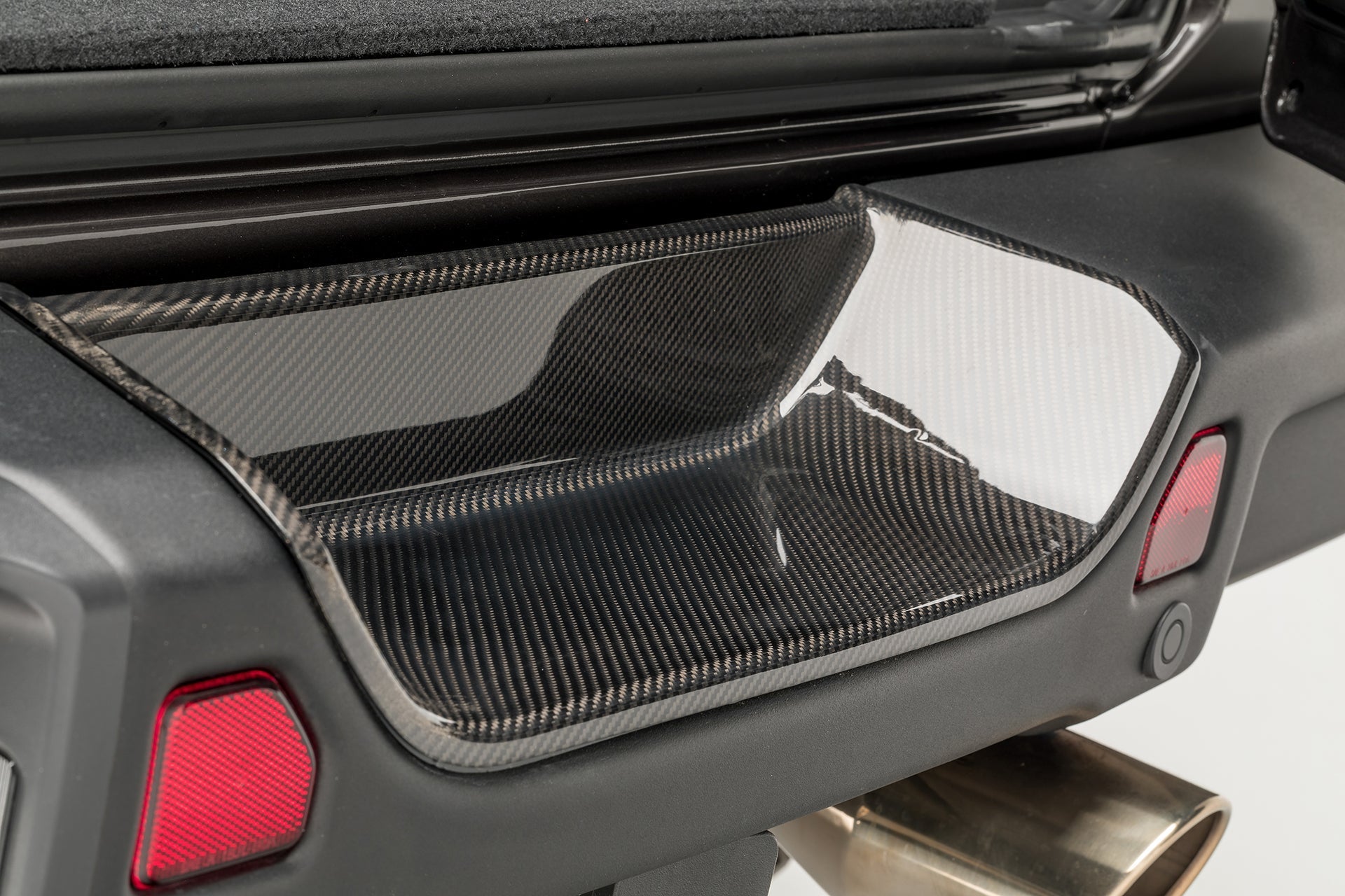 Jeep JL-JX Edition Aero Carbon Fiber Rear Bumper Tray - Vorsteiner Wheels Wheels
