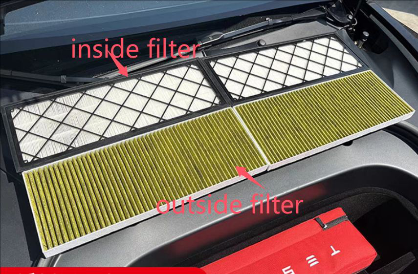Large HEPA FILTER TESLA MODEL Y 2021-2024