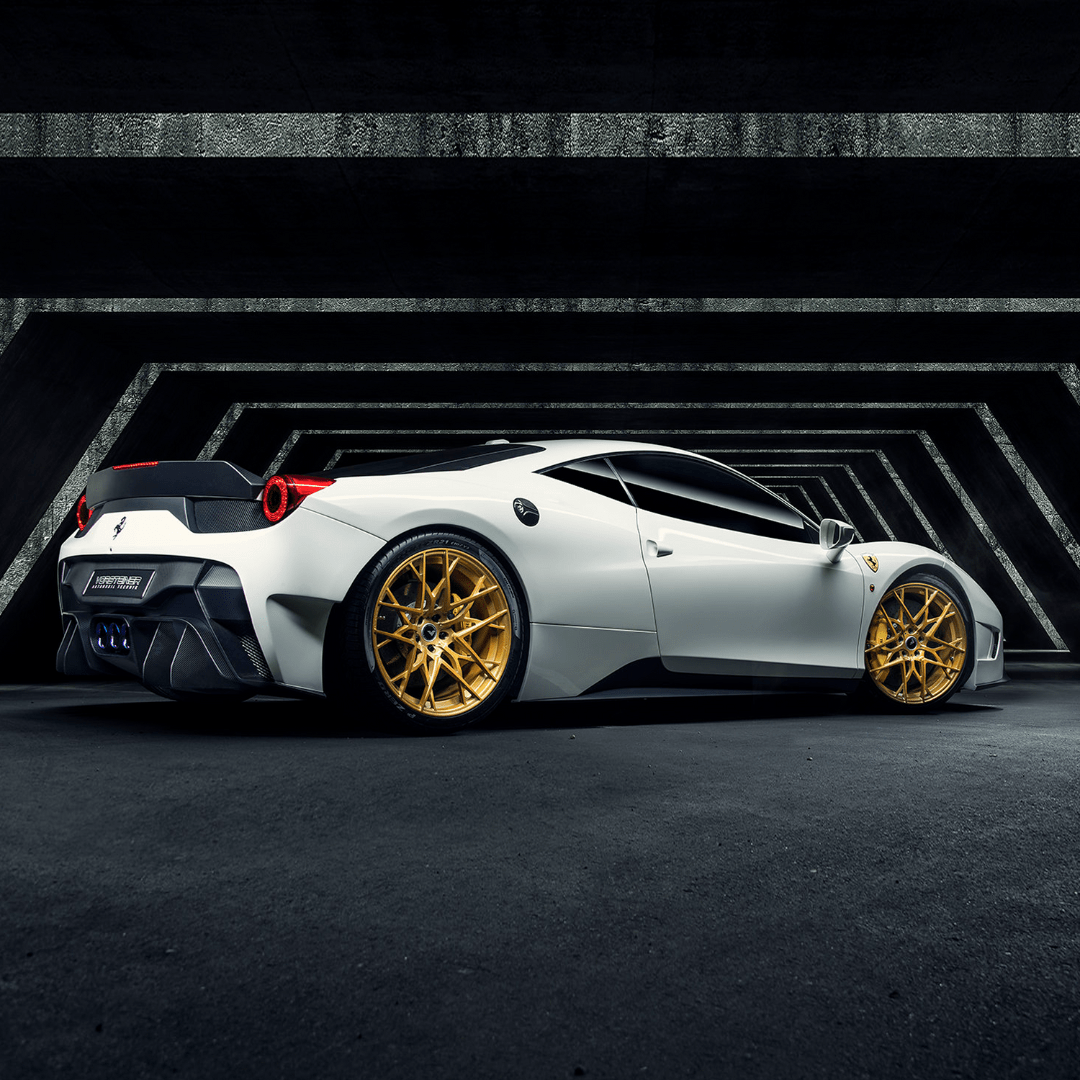 Ferrari 458 Italia VX Aero Rear Bumper w/ Rear Diffuser (incl. Exhaust Tips) - Vorsteiner Wheels Wheels  - Aero - [tags]