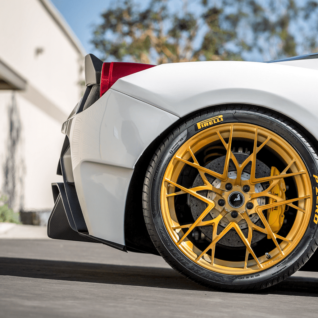 Ferrari 458 Italia VX Aero Rear Bumper w/ Rear Diffuser (incl. Exhaust Tips) - Vorsteiner Wheels Wheels  - Aero - [tags]