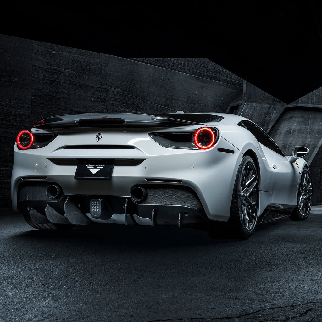 Ferrari 488 Diavolo Carbon Fiber Decklid Spoiler - Vorsteiner Wheels Wheels  - Aero - [tags]