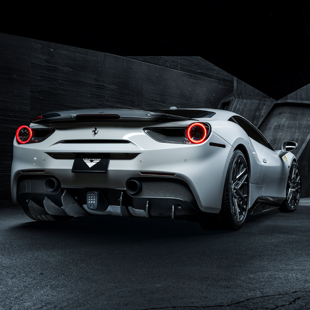 Ferrari 488 Diavolo Carbon Fiber Decklid Spoiler - Vorsteiner Wheels Wheels  - Aero - [tags]