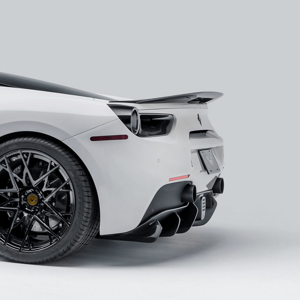 Ferrari 488 Diavolo Carbon Fiber Decklid Spoiler - Vorsteiner Wheels Wheels  - Aero - [tags]