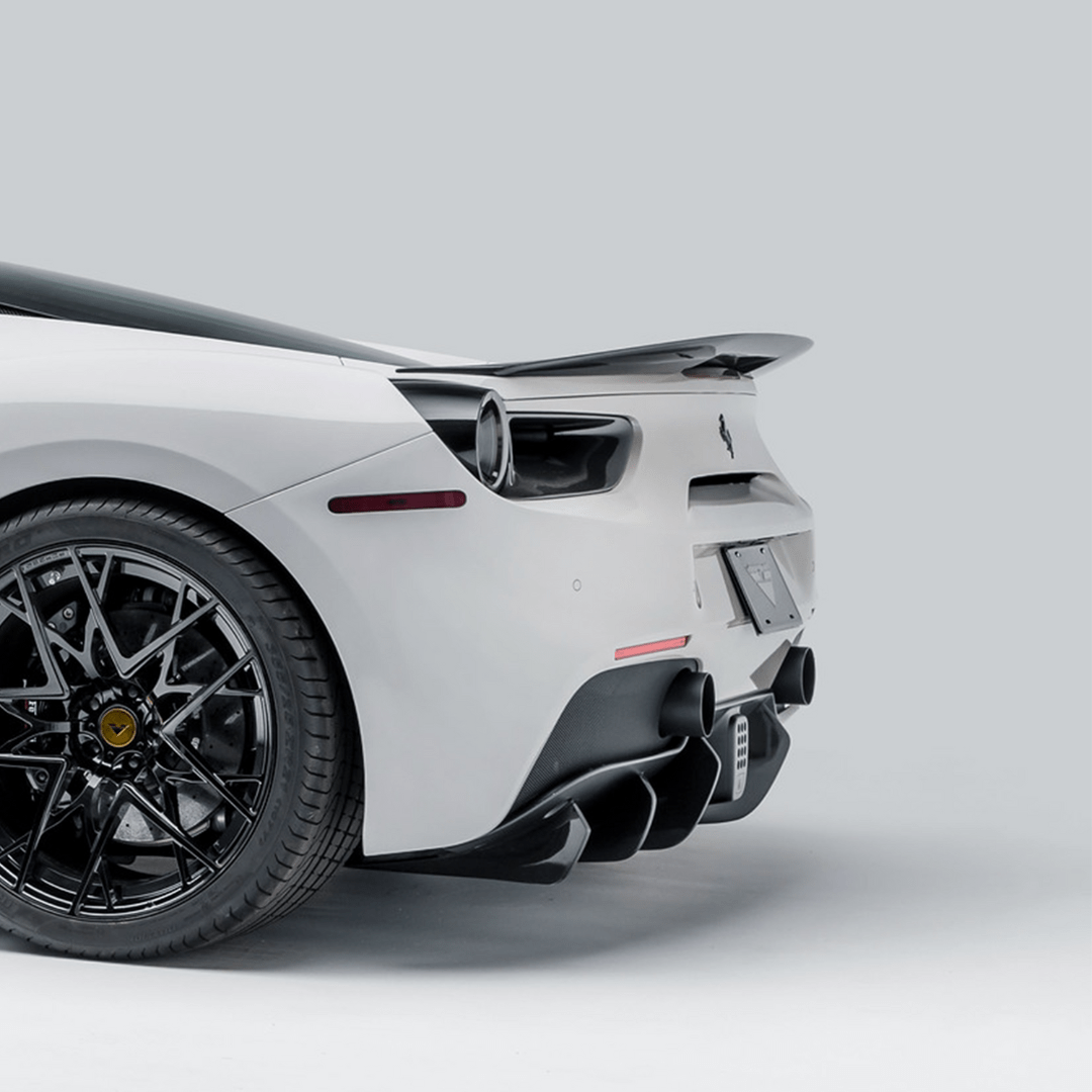 Ferrari 488 Diavolo Carbon Fiber Decklid Spoiler - Vorsteiner Wheels Wheels  - Aero - [tags]