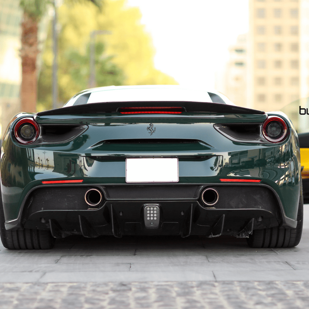 Ferrari 488 Diavolo Carbon Fiber Decklid Spoiler - Vorsteiner Wheels Wheels  - Aero - [tags]