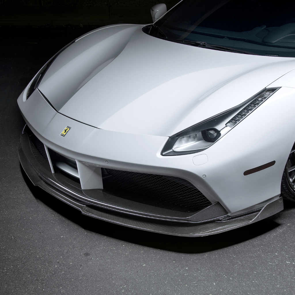 Ferrari 488 Diavolo Carbon Fiber Front Spoiler - Vorsteiner Wheels Wheels  - Aero - [tags]