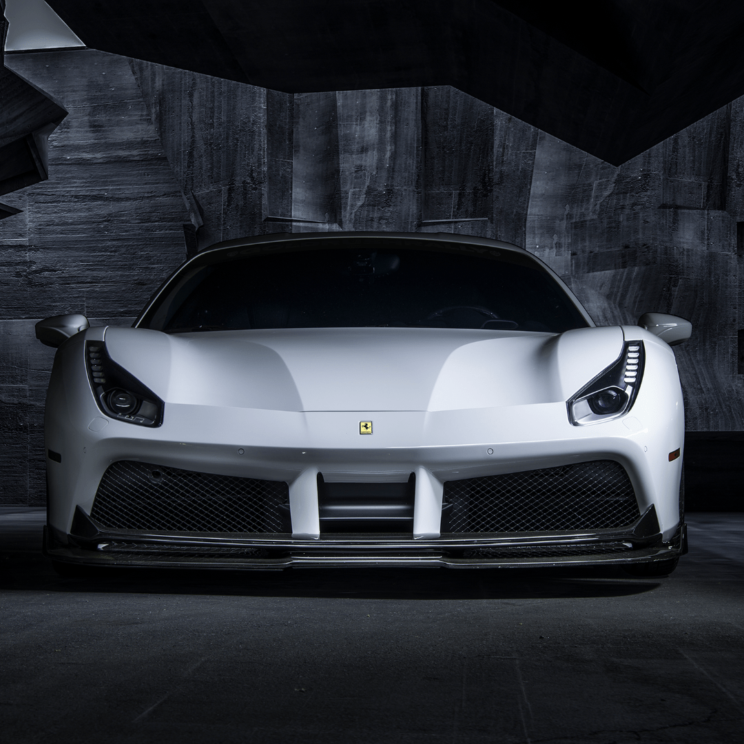 Ferrari 488 Diavolo Carbon Fiber Front Spoiler - Vorsteiner Wheels Wheels  - Aero - [tags]
