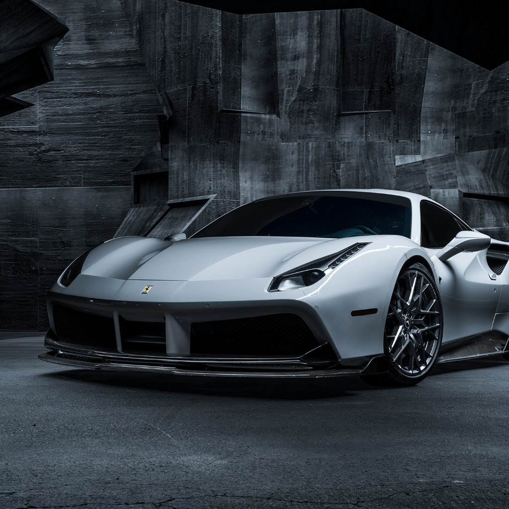 Ferrari 488 Diavolo Carbon Fiber Front Spoiler - Vorsteiner Wheels Wheels  - Aero - [tags]