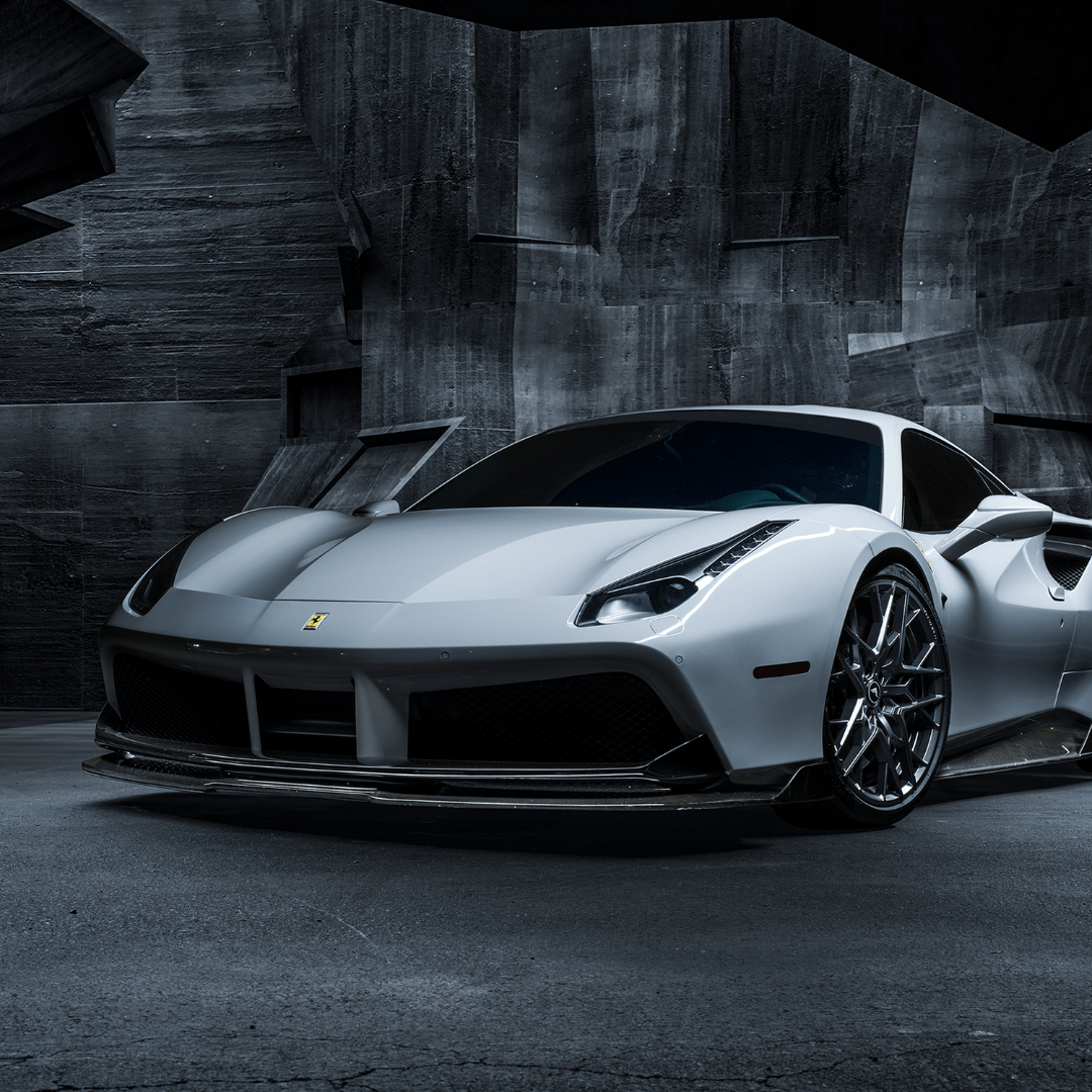Ferrari 488 Diavolo Carbon Fiber Front Spoiler - Vorsteiner Wheels Wheels  - Aero - [tags]