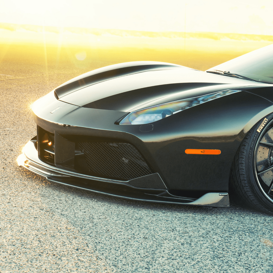Ferrari 488 Diavolo Carbon Fiber Front Spoiler - Vorsteiner Wheels Wheels  - Aero - [tags]