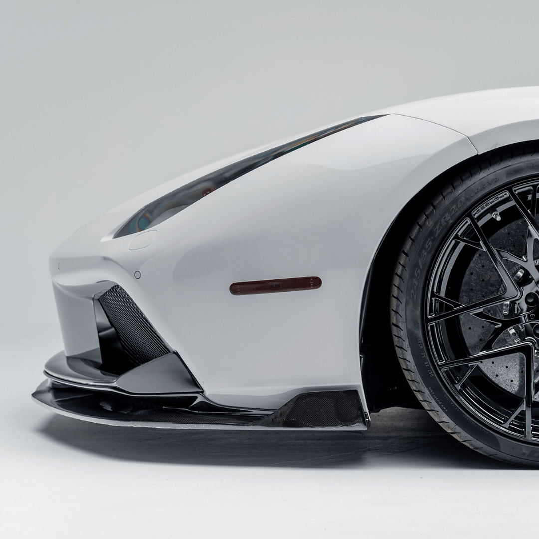 Ferrari 488 Diavolo Carbon Fiber Front Spoiler - Vorsteiner Wheels Wheels  - Aero - [tags]