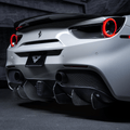 Ferrari 488 Diavolo Carbon Fiber Rear Diffuser Fins (set of 6) - Vorsteiner Wheels Wheels  - Aero - [tags]