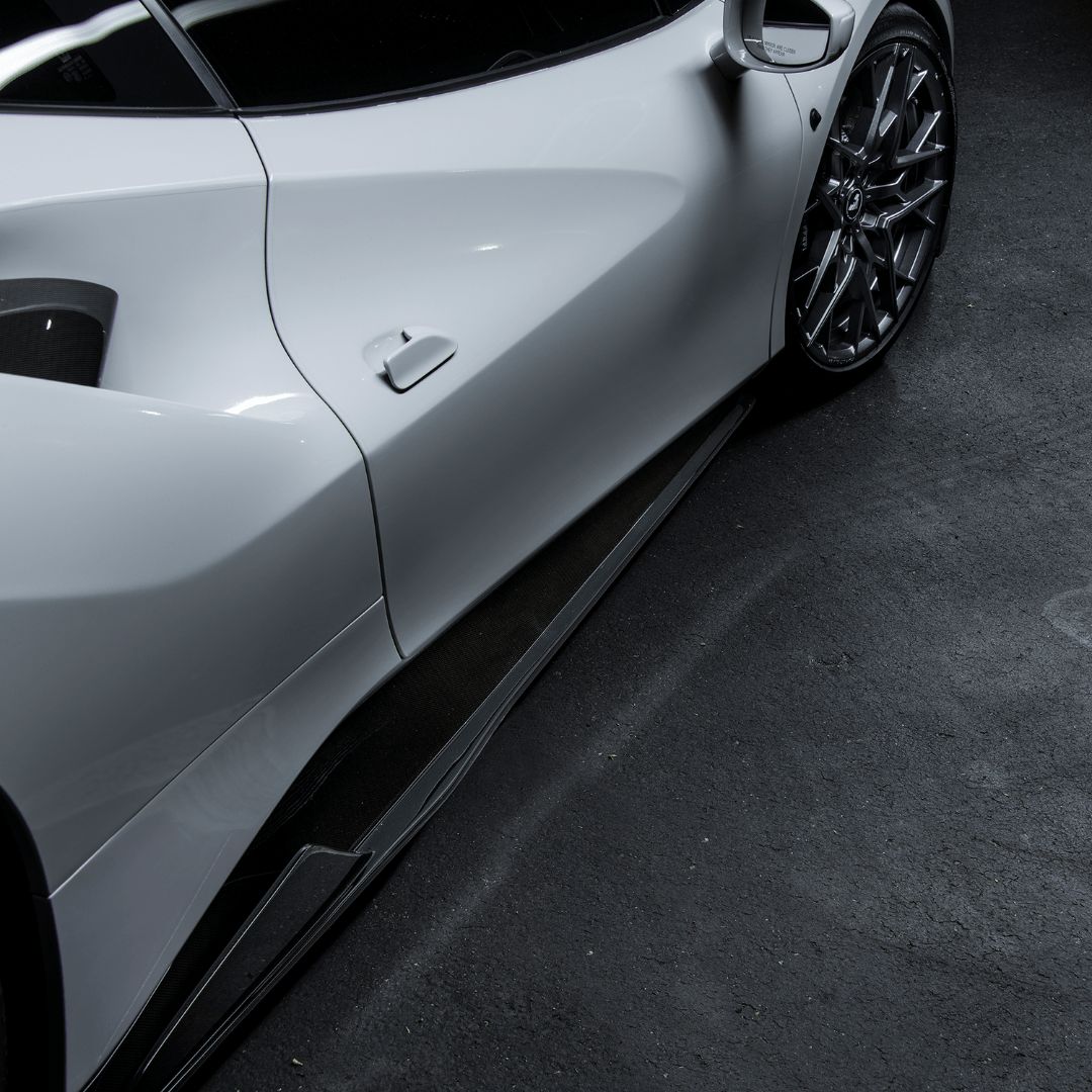 Ferrari 488 Diavolo Carbon Fiber Sideskirts - Vorsteiner Wheels Wheels  - Aero - [tags]