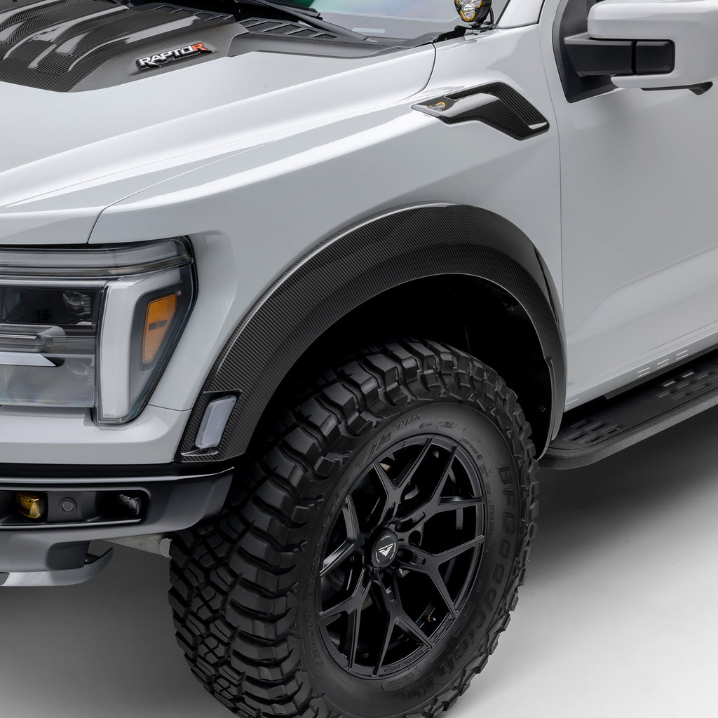 Ford F-150 Raptor R Fender Flares - Carbon Fiber PP 2x2 - Vorsteiner Wheels Wheels