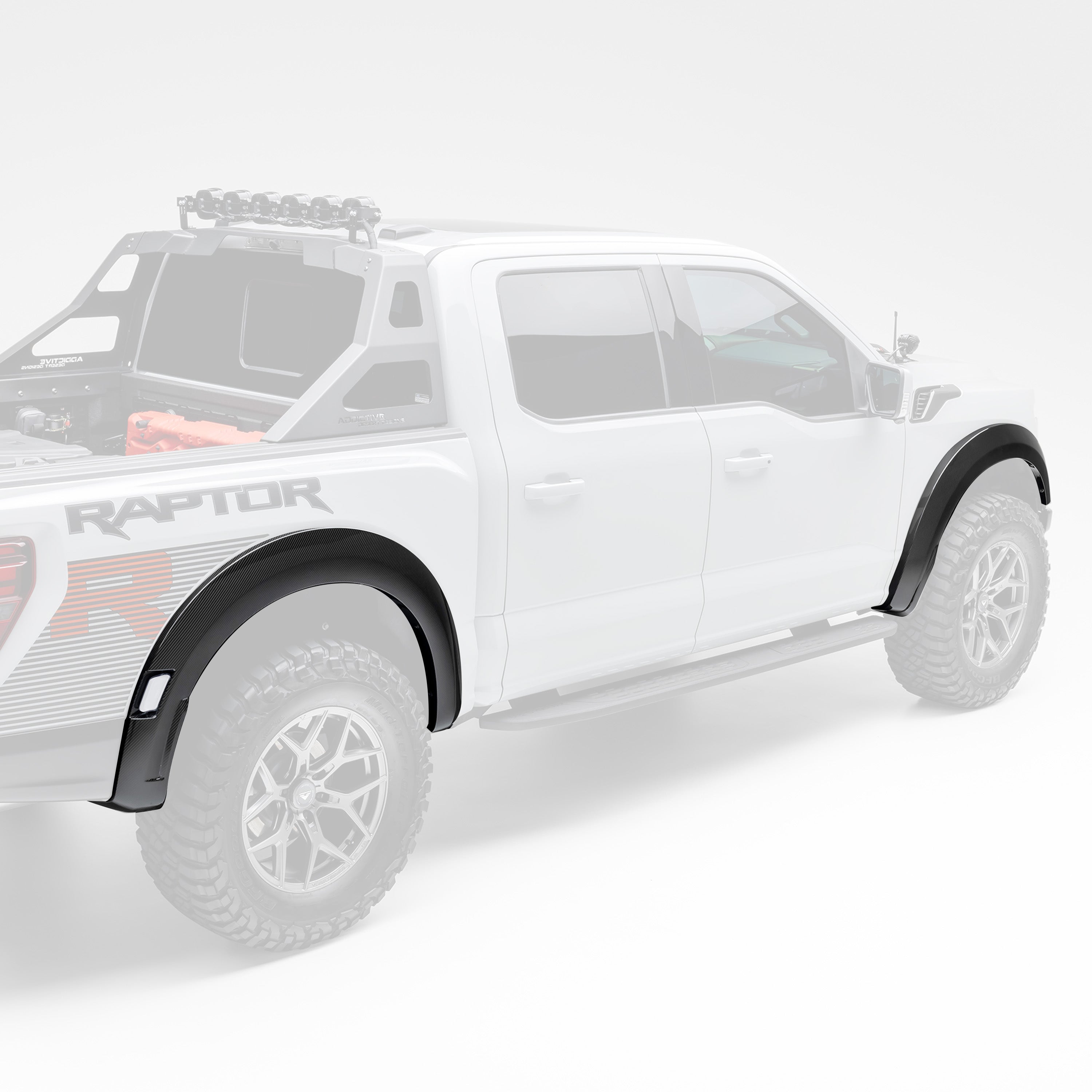 Ford F-150 Raptor R Fender Flares - Carbon Fiber PP 2x2 - Vorsteiner Wheels Wheels