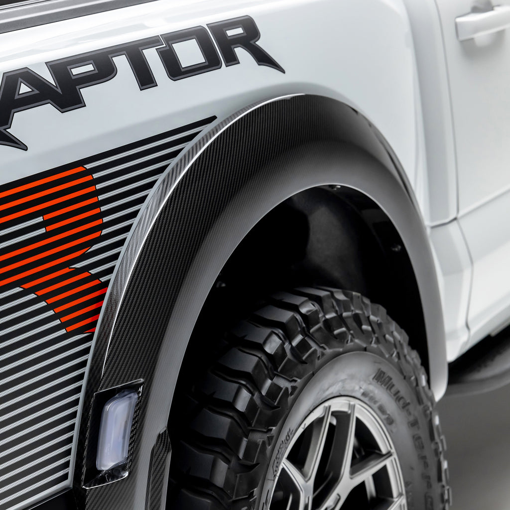 Ford F-150 Raptor R Fender Flares - Carbon Fiber PP 2x2 - Vorsteiner Wheels Wheels