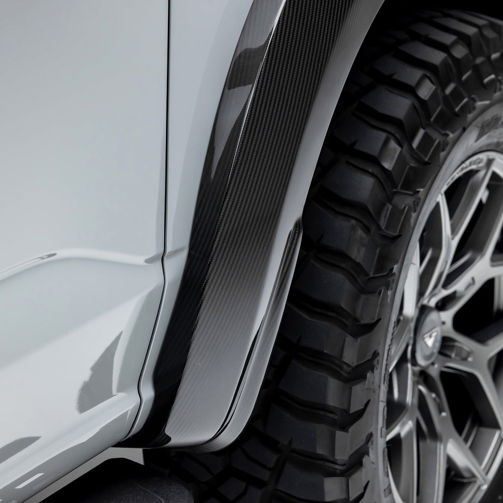 Ford F-150 Raptor R Fender Flares - Carbon Fiber PP 2x2 - Vorsteiner Wheels Wheels