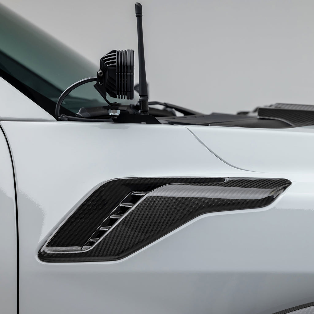 Ford F-150 Raptor R Fender Side Vents - Carbon Fiber PP 2x2 - Vorsteiner Wheels Wheels