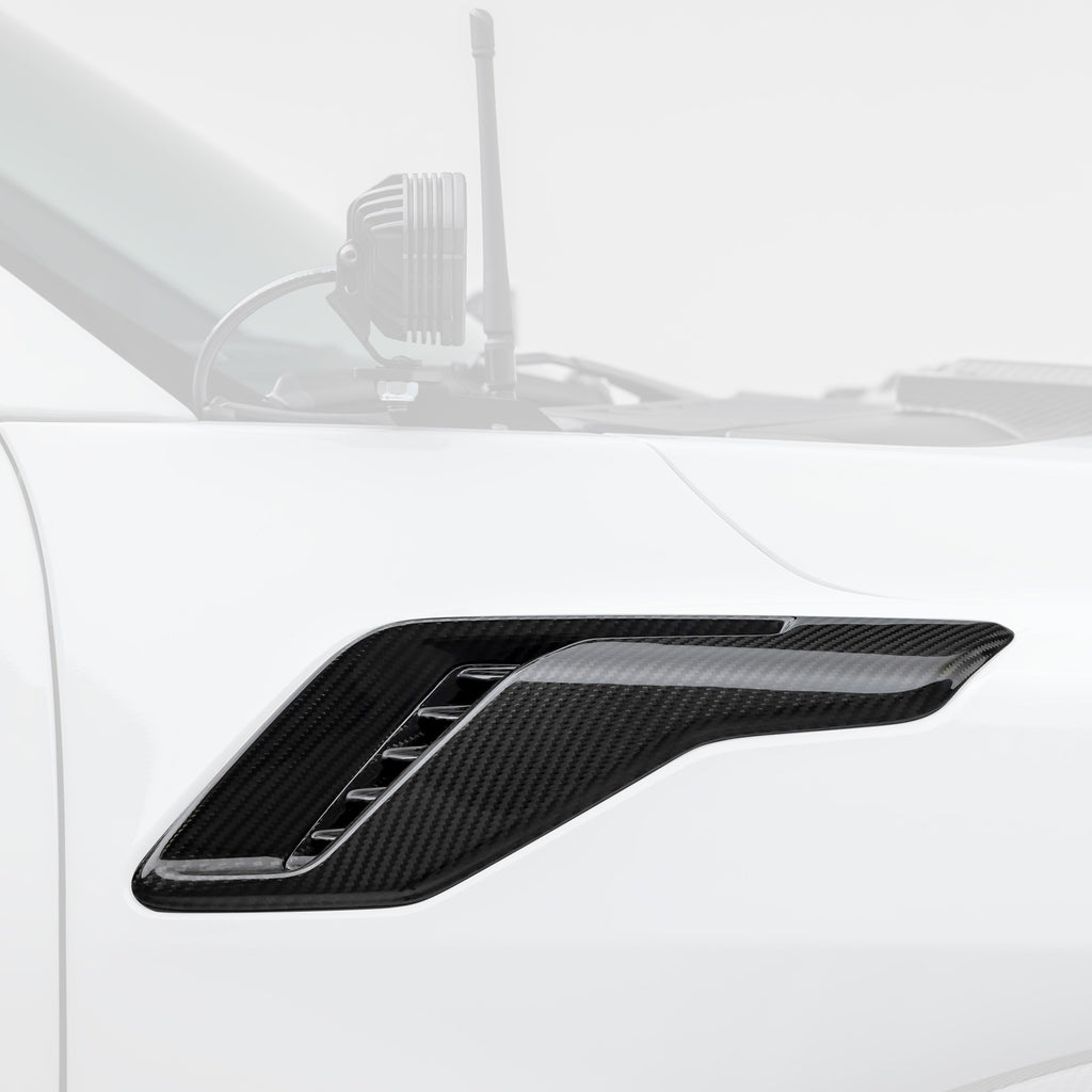 Ford F-150 Raptor R Fender Side Vents - Carbon Fiber PP 2x2 - Vorsteiner Wheels Wheels
